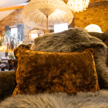 Cushion in Sunshine Velvet (Various Sizes)