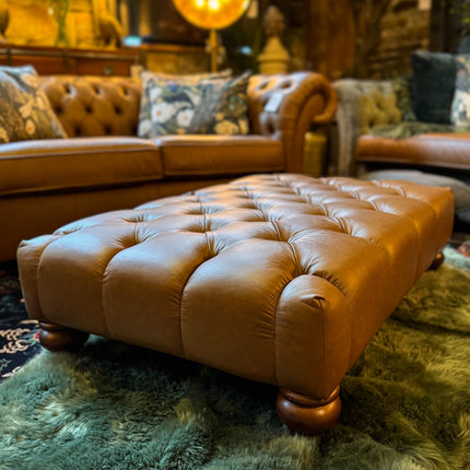 Bertie Chesterfield in Leather