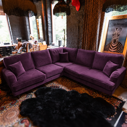 Darcey Sofa in Plush Velvet