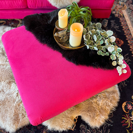Darcey Footstool in Trinity Velvet