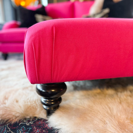 Darcey Footstool in Trinity Velvet