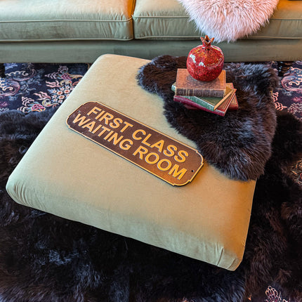 Darcey Footstool in Trinity Velvet