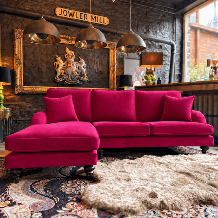 Darcey Sofa in Plush Velvet
