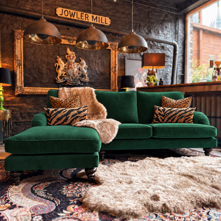 Darcey Sofa in Plush Velvet