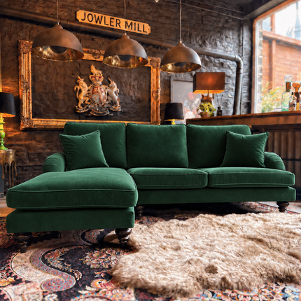 Darcey Sofa in Plush Velvet