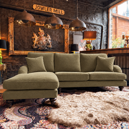 Darcey Sofa in Plush Velvet