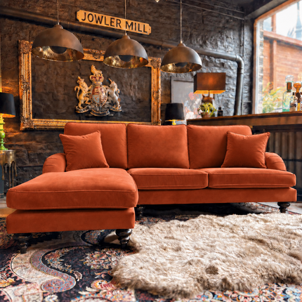 Darcey Sofa in Plush Velvet