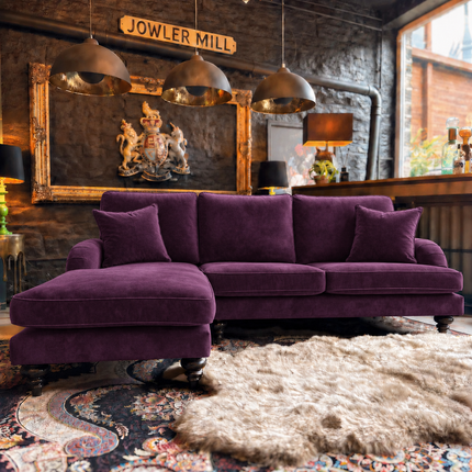 Darcey Sofa in Plush Velvet