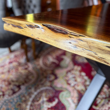 Dining Table Accacia Live Edge Industrial (Various Sizes)