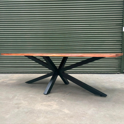 Dining Table Industrial Living Edge Large - Ex Display