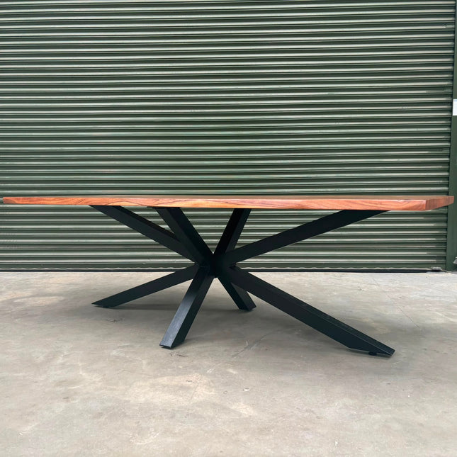 Dining Table Industrial Living Edge Large - Ex Display