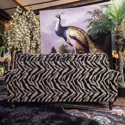 Dopamine in Zebra Stripe Velvet