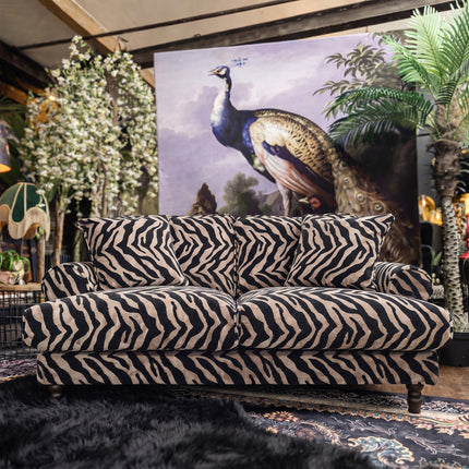 Dopamine in Zebra Stripe Velvet