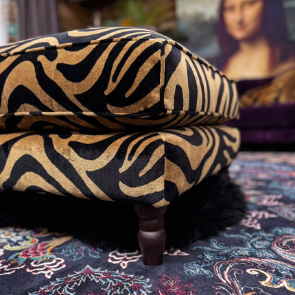 Dopamine in Zebra Stripe Velvet