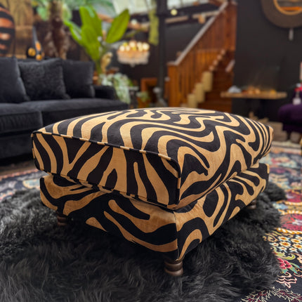 Dopamine in Zebra Stripe Velvet