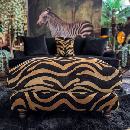 Dopamine in Zebra Stripe Velvet