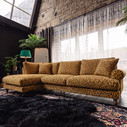 Dopamine LHF in Leopard Gold Velvet