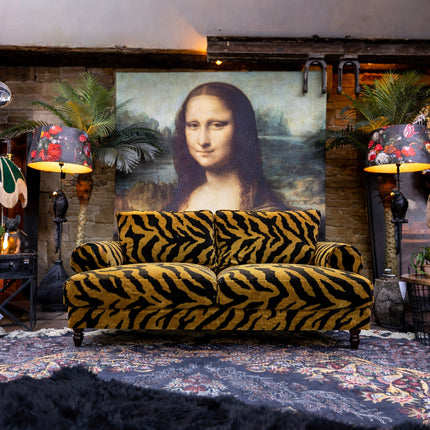Dopamine in Zebra Gold Velvet