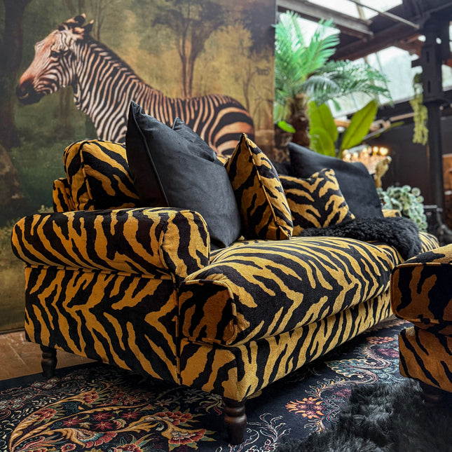 Dopamine in Zebra Gold Velvet Collection