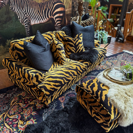Dopamine in Zebra Gold Velvet