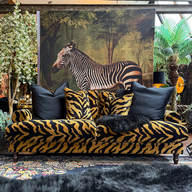 Dopamine in Zebra Gold Velvet