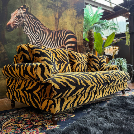 Dopamine in Zebra Gold Velvet