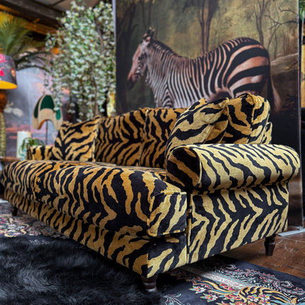 Dopamine in Zebra Gold Velvet
