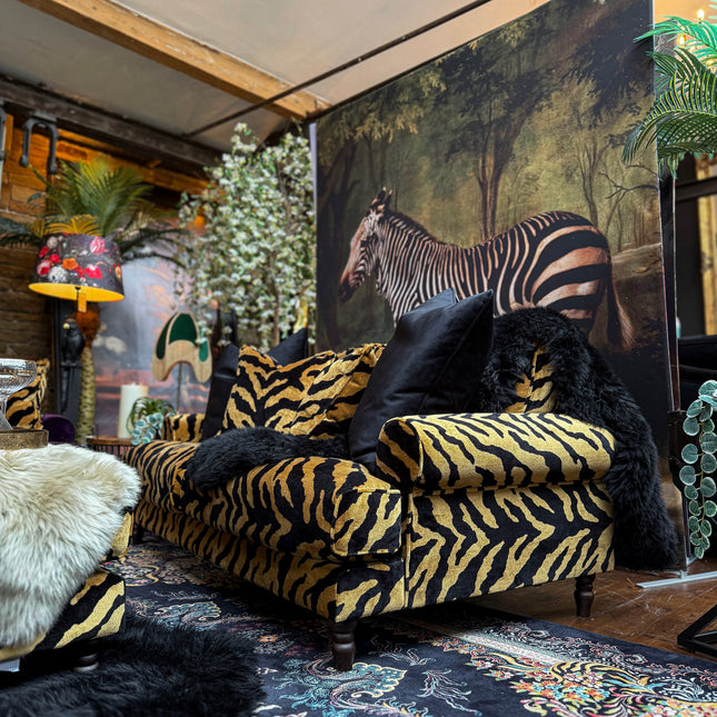 Dopamine in Zebra Gold Velvet Collection