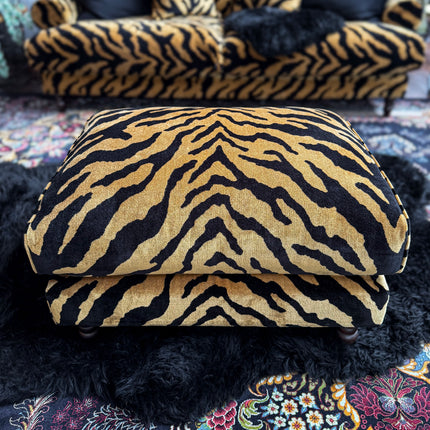 Dopamine in Zebra Gold Velvet