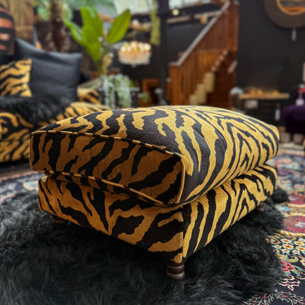 Dopamine in Zebra Gold Velvet