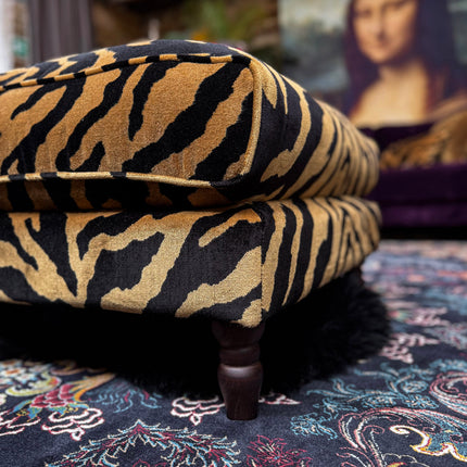 Dopamine in Zebra Gold Velvet