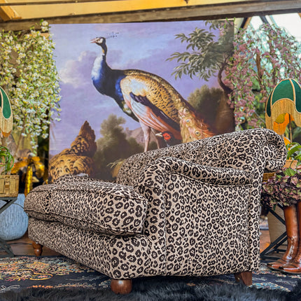 Eaton Chesterfield 2 Seater in Animal Velvet