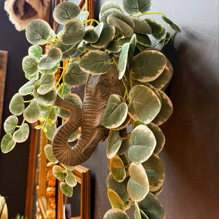 Elephant Head Wall Vase Planter