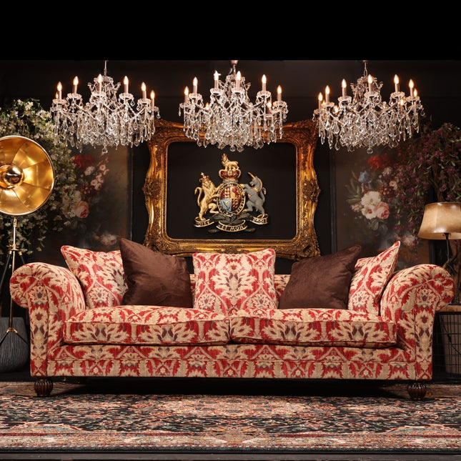 Elgar Tetrad Grand 4 Seater Sofa in Enigma Claret