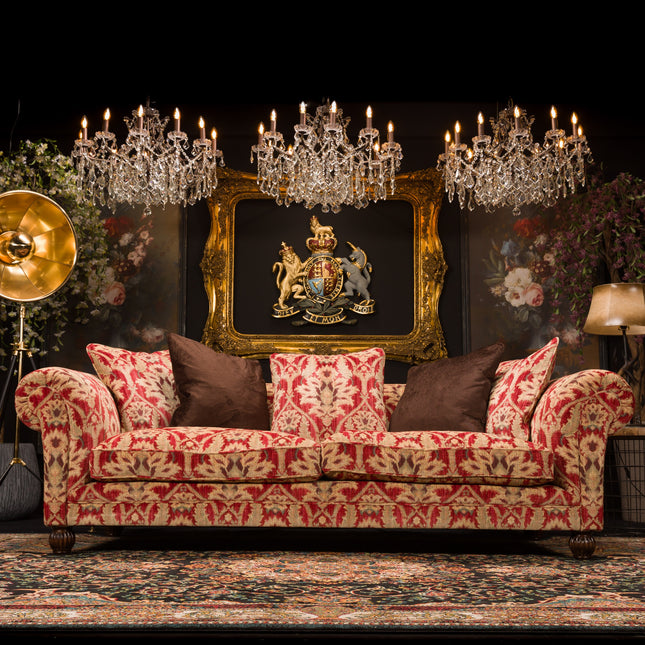 Elgar Tetrad Grand 4 Seater Sofa in Enigma Claret