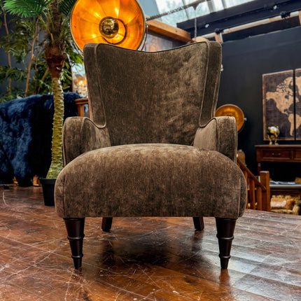 Empire Chair in Derwent Olive Velvet