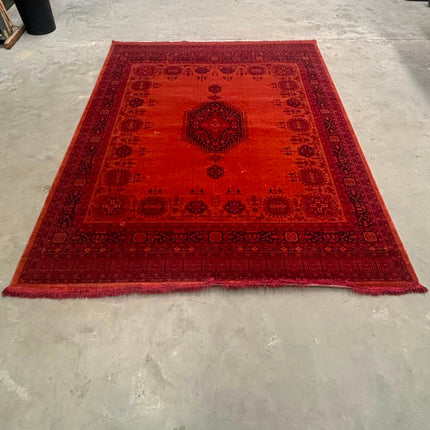 Extra Large Vintage Orange Rug - Ex Display