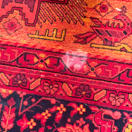 Extra Large Vintage Orange Rug - Ex Display