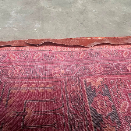 Extra Large Vintage Orange Rug - Ex Display