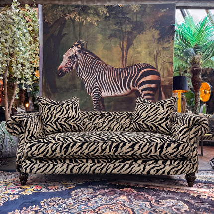 Fairfax 2 Seater in Zebra Cream
