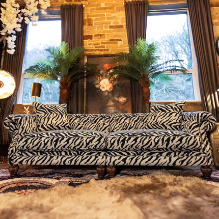 Fairfax 4 Seater in Zebra Cream 
