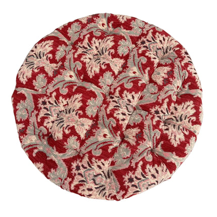 Fairfax Footstool in Aura Woven Chenille Velvet - New