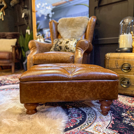 Bertie Wingback in Leather