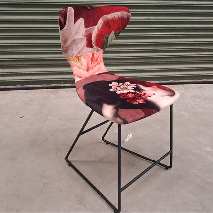 Fama Alisee Burt Patterned Fabric Dining Chair - Clearance