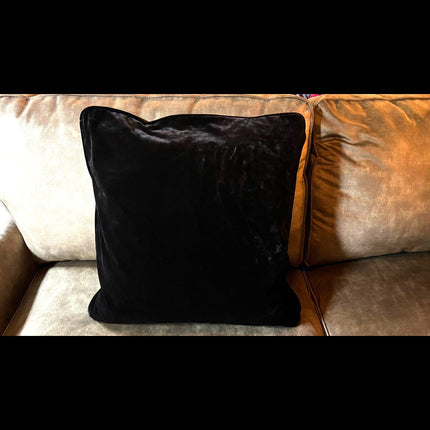 Feather Cushion by Spink & Edgar  Onyx Large (55 x 55cm)