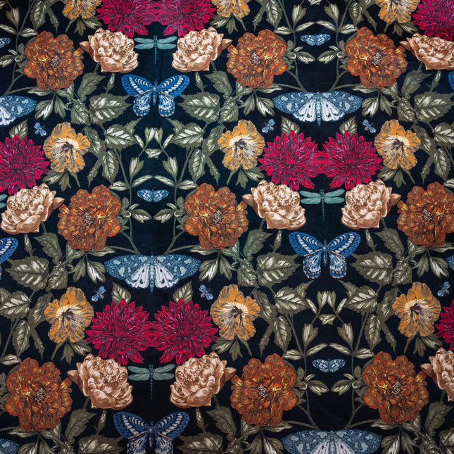 Floral Butterfly Fabric - Clearance