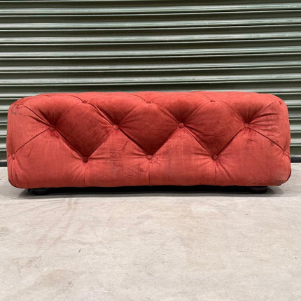 Footstool Chessington Cube Rectangular Sunset/Duke - Ex Display
