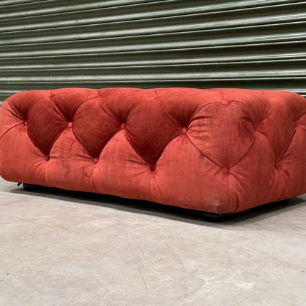 Footstool Chessington Cube Rectangular Sunset/Duke - Ex Display