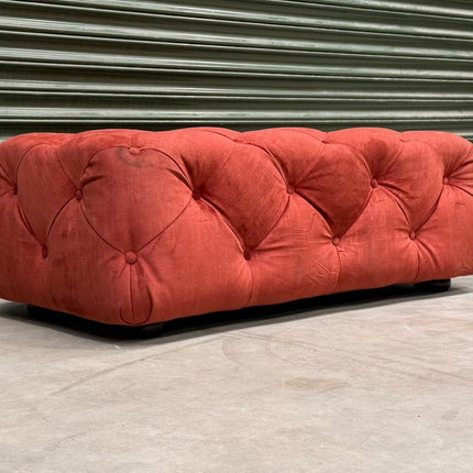 Footstool Chessington Cube Rectangular Sunset/Duke - Ex Display