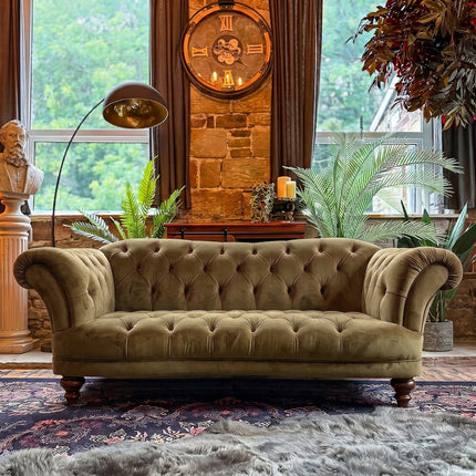 Oskar Chesterfield in Velvet